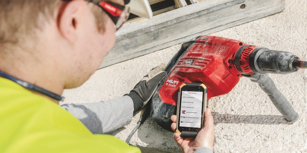 Hilti 'get connected' App Application