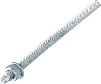 HAS-U-T Anchor rod High-performance anchor rod for capsule and injectable hybrid/epoxy anchoring in concrete and masonry