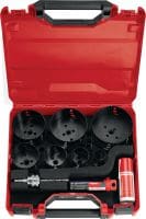 HS-MU Hole saw set Tool case for Hilti hole saws, available empty or as a ready-to-use sets for different purposes