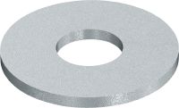 Flat washer (ISO 7094) Flat washer with ISO 7094 for use in timber construction