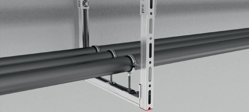 MQ-41 channel Galvanized 41 mm high MQ strut channel for medium-duty applications Applications 1