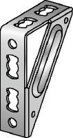 MQW-S Angle bracket Galvanized 90-degree heavy angle for connecting multiple MQ strut channels in medium/heavy-duty applications